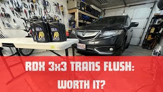 3x3 Transmission Fluid Change on a 2017 Acura RDX — Big Difference or Waste