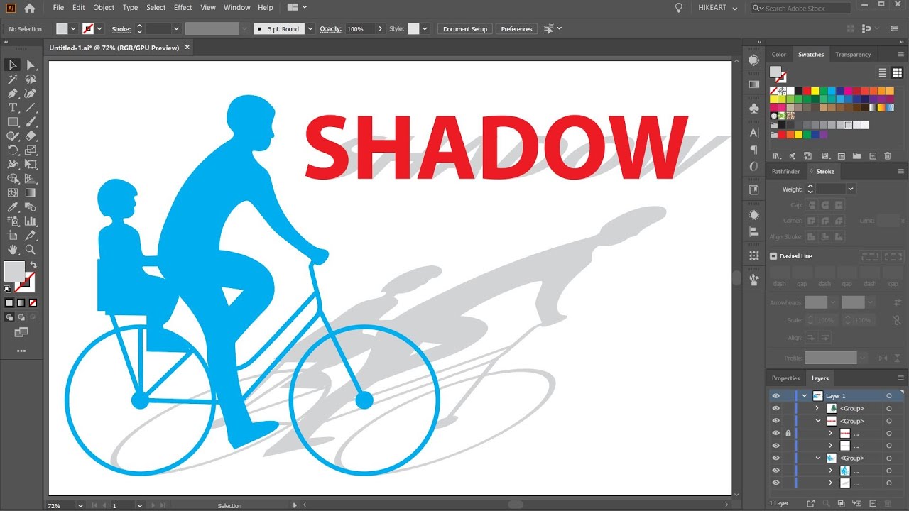 How to Add Shadow to an Object in Adobe Illustrator