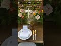 traditional decoration the dinner set up Royal wedding planner @Featurebright dream wedding planner.