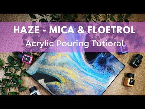 Video (75) Haze - Mica Powder + Floetrol + Black Canvas -... - youtube