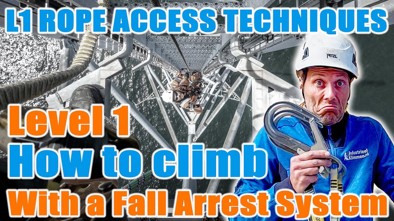 Fall Arrest Climbing - IRATA Level 1 Exercise