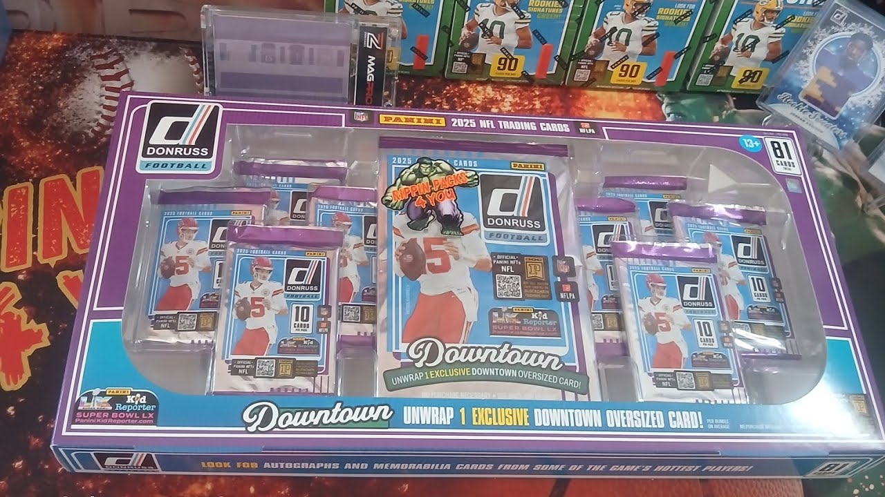 Comsca Box 2025 Donruss Downtown Costco Box Rip-Magic is in the Air! - YouTube