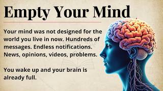 Información Empty Your Mind || Stop Living With Mental Overload || Improve Your English Fluency || Graded Reader Guía