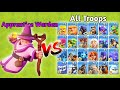 *Max* Apprentice Warden vs *Max* All Troops🔥 || Clash of Clans