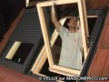 Pose dun volet roulant solaire   velux sur maisonbricocom