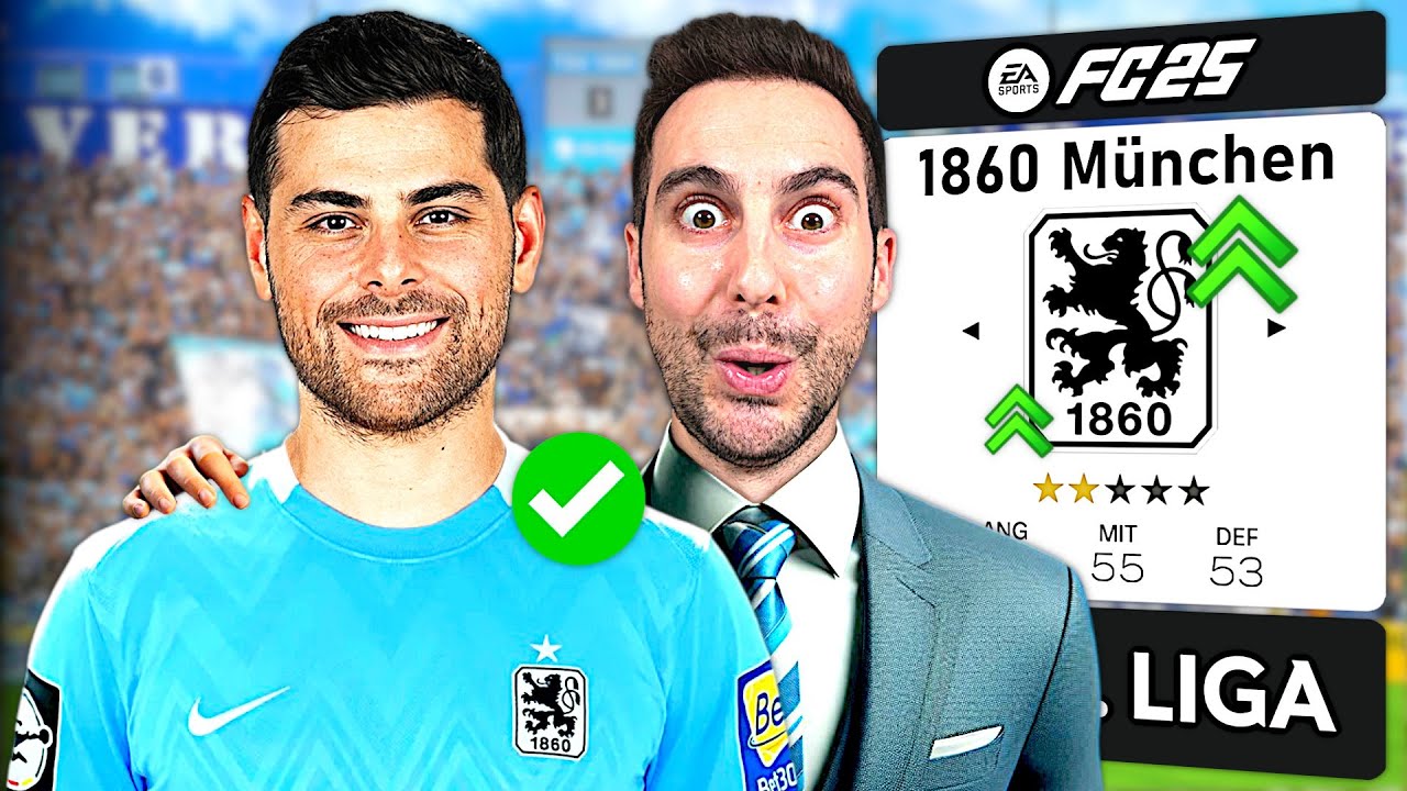 Ich führe 1860 MIT KEVIN VOLLAND zurück nach GANZ OBEN!! 🦁⬆️🔥