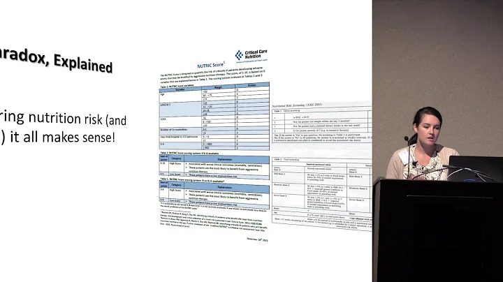 Nutrition Risk Scores in the Critically Ill  Ashle...