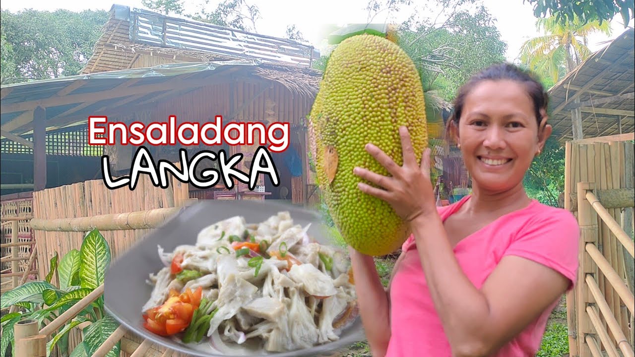 Simple Life in Philippine Countryside and Cook Unripe Jackfruit w ...