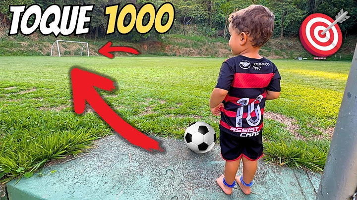 I CHALLENGED MY SON HOW MANY TOUCHES UNTIL HE REACHED THE GOAL!