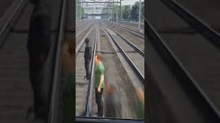 I think I just hit multiple people with my Train?? Train Sim World 3 #shorts
