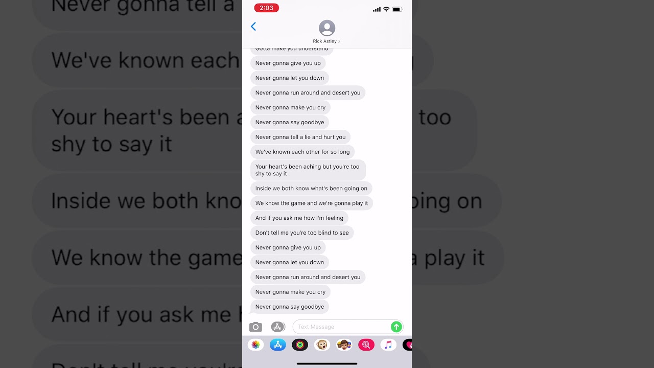 rick roll essay text copy and paste