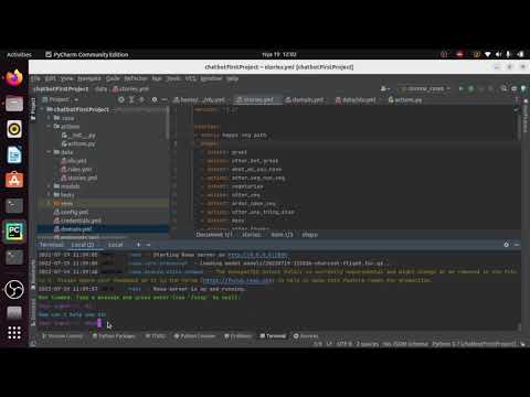 First Rasa Chatbot