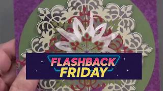 Flashback Friday: Easy Pleated Snowflake Template with Foil | PaperWishes.com
