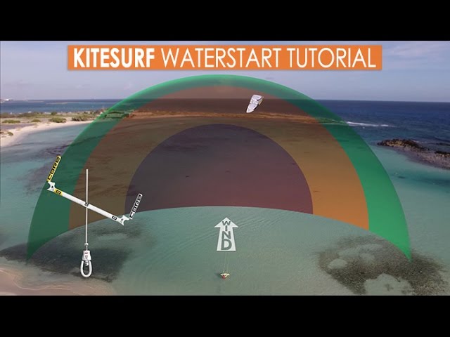How to Kitesurf: Waterstart Tutorial 2017 class=