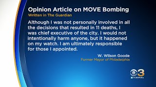 Ex-Mayor Wilson Goode Apologizes For 1985 MOVE Bombing As 35th Anniversary Approaches