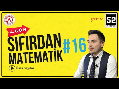 Sıfırdan Matematik - 16 | 4.gün | Üslü Sayılar | 52 Günde Matematik Kampı | Tyt Kpss Dgs Ales