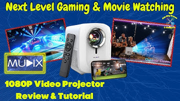 Mudix 1080P Video Projector Review & Tutorial #gotvoom #amazonfinds #MUDIX #videoprojector #review