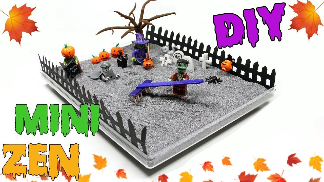 How To Make A Miniature LEGO Zen Garden Spooky Halloween Zen Garden