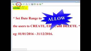 SQL Accounting Maintain Acceptable Transaction Date