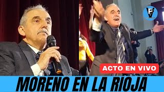 GUILLERMO MORENO EN LA RIOJA  ACTO COMPLETO EN VIVO  13/5/24