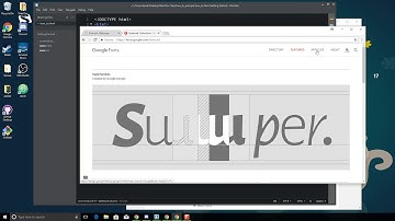 Add Google Web Fonts to your website (Beginning Website Development)