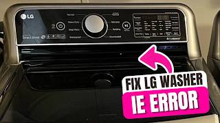How To Fix LG Washer IE Error Code 2026