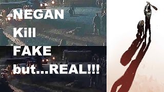 The Walking Dead Season 7 - Negan Kill Fake - But Real