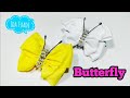 166) DIY || How to make butterfly from ribbon || Ribbon Brooches