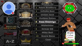 My Wrestling Revolution 3D Stream screenshot 5
