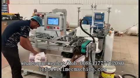 offline automatic twisted handle making and pasting machine