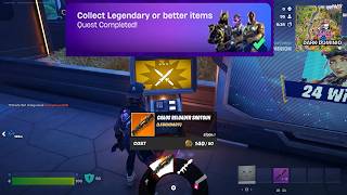 How to EASILY Collect Legendary or better items in Fortnite locations Quest! Elite Jules Rewards