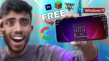 Windows 11 on Android Now Available For FREE!⚡- Google New Software Make your Own Cloud PC 🔥FREE