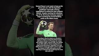 Manuel Neuer in talks to extend Bayern Munich contract but goalkeeper will have to take pay cut
