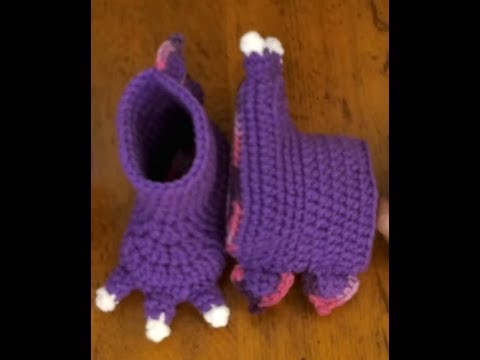 dinosaur booties