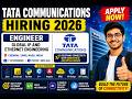 Tata Communications Hiring 2026 🚀 Software Engineer Job | Freshers &amp; Experienced Apply Now