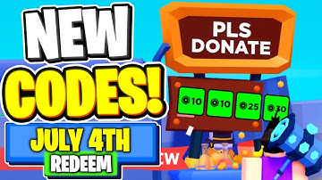 *NEW* ALL WORKING CODES FOR Pls Donate IN JULY 2024! ROBLOX Pls Donate CODES