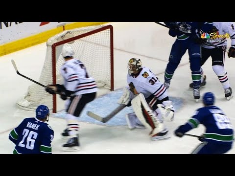 Anton Forsberg takes