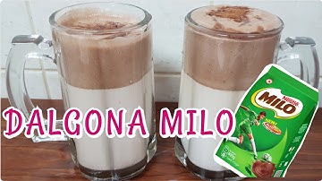 Dalgona Milo || Using Hand Mixer and Whisk