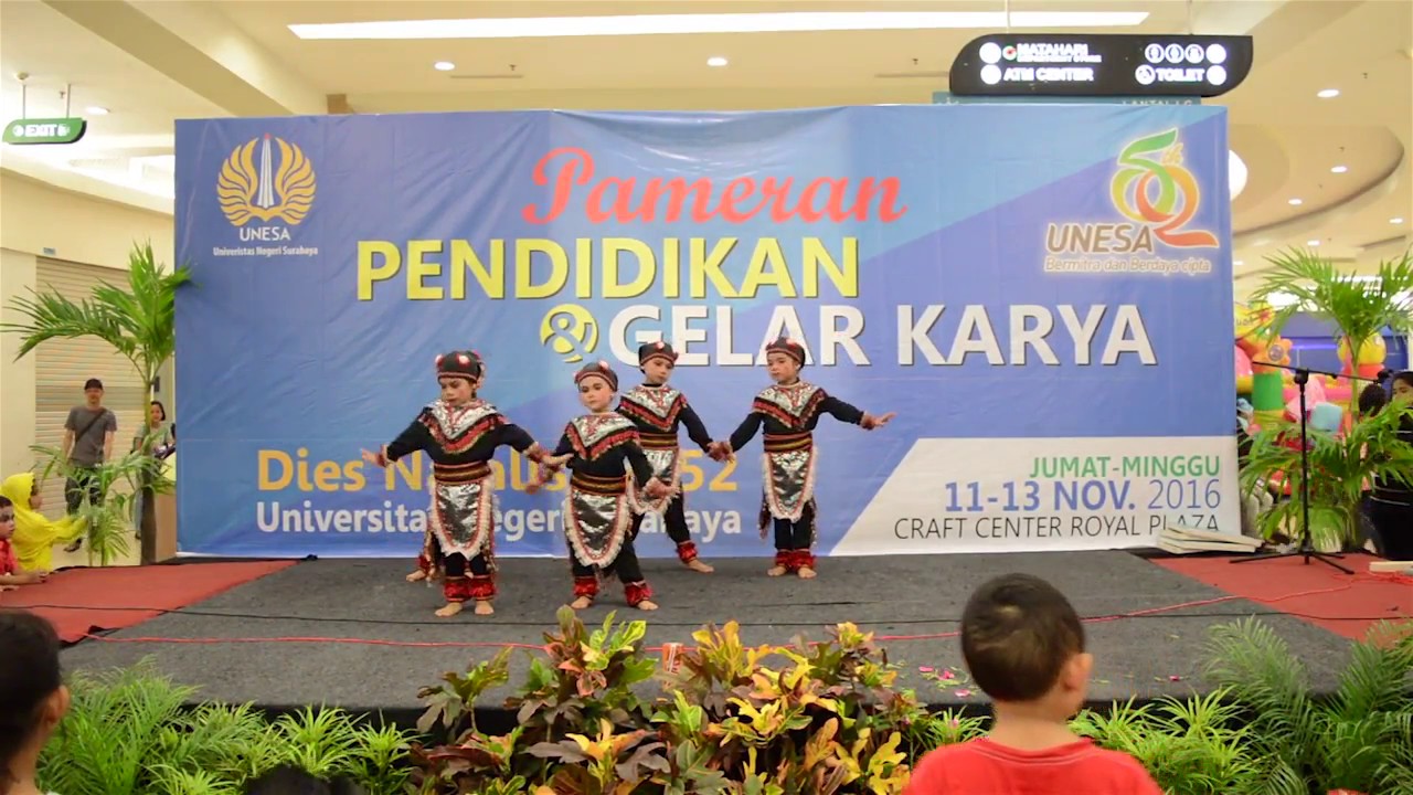 Tari Semut PAUD - TK Lab. School UNESA, Teratai, Surabaya