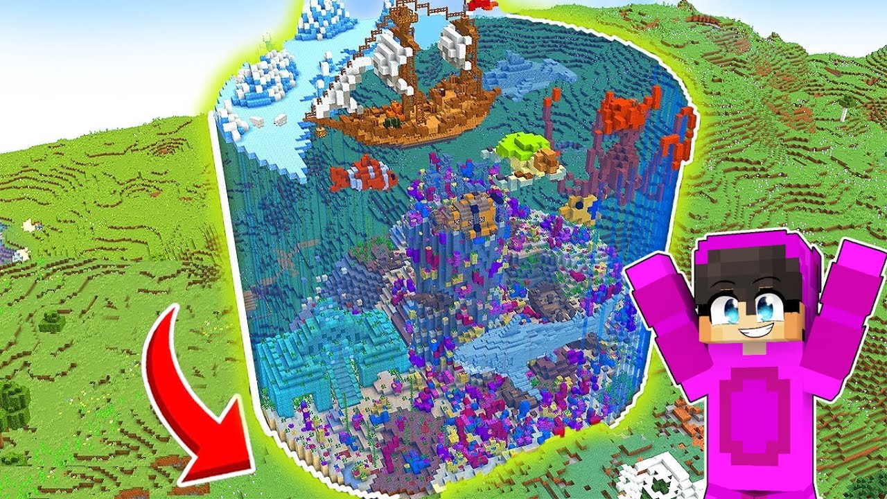 I Transformed the OVERWORLD into an OCEAN in Minecraft (Tagalog) - YouTube