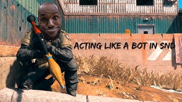 Acting Like A Bot In Search And Destroy (Call Of Duty Modern Warfare)