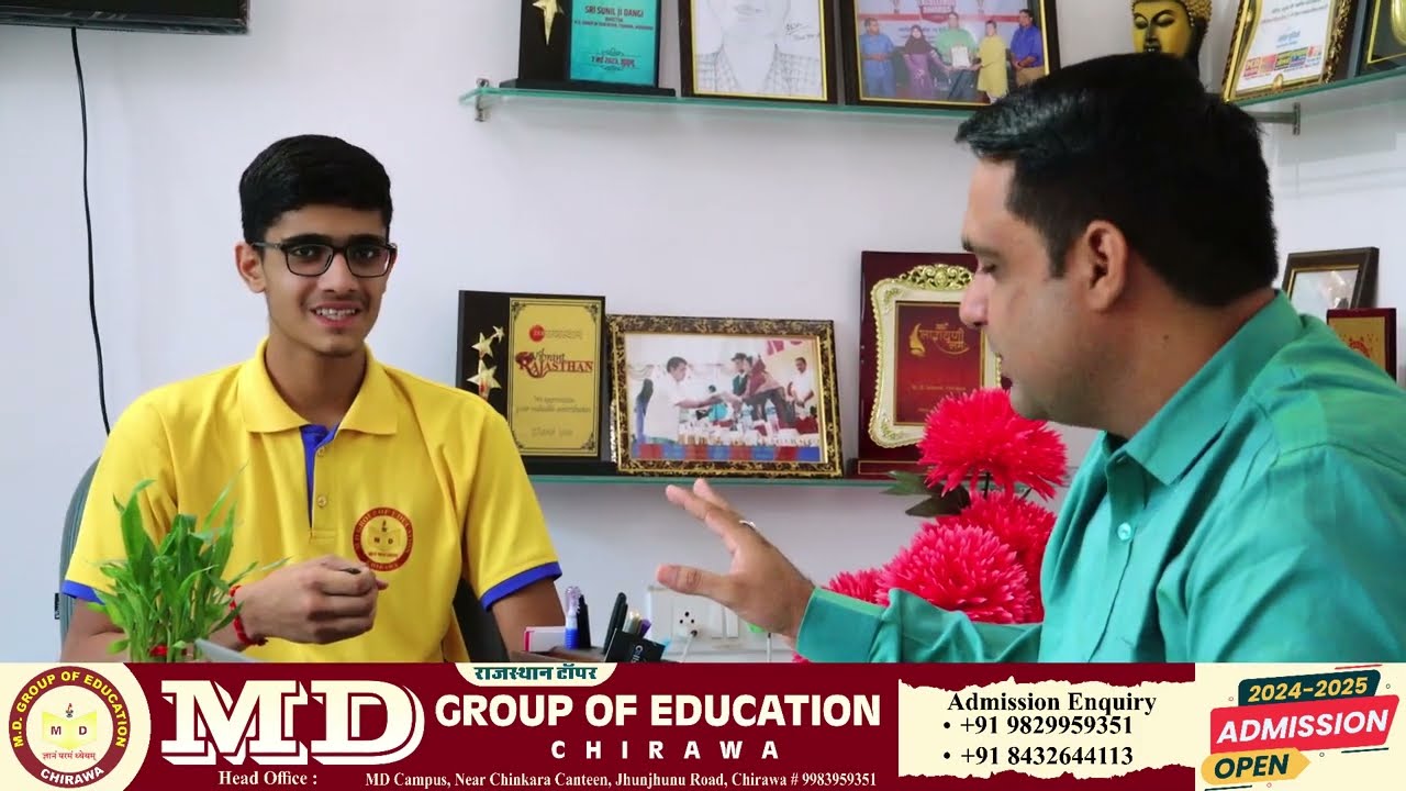 Interview with MDCL Student Topper | 99.5220 Percentile in JEE Main 2024