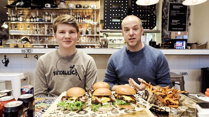 MATGEEK TESTAR: PRAO-Tures egen hamburgare!