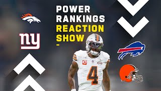Week 6 Power Rankings Reaction Show
