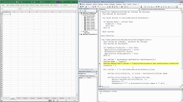 156. Excel-VBA: Auf Knopfdruck ein Inhaltsverzeichnis der enthaltenen Tabellen einer Mappe erstellen