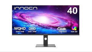Review: INNOCN 40C1R 40” Ultrawide Monitor – WQHD 144Hz, FreeSync, HDR400, IPS Panel
