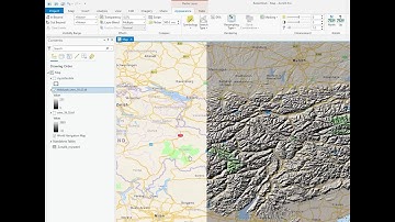 Rapid 3 minute look at Blending & Hillshade in ArcGIS Pro.