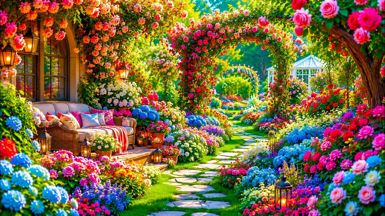 希少 8㎝ CD　Beautiful Garden 　Beautiful Dreamy Garden Tour 2026 ✨ Stunning Blooms & Relaxing Outdoor