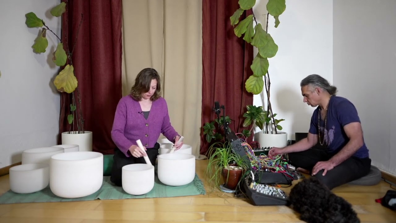 Present Awareness - DeStress Sound Bath Meditation + Breathwork / Crystal Bowls & Modular Synth