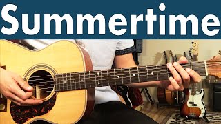 How To Play Summertime As Recorded By Willie Nelson On Guitar